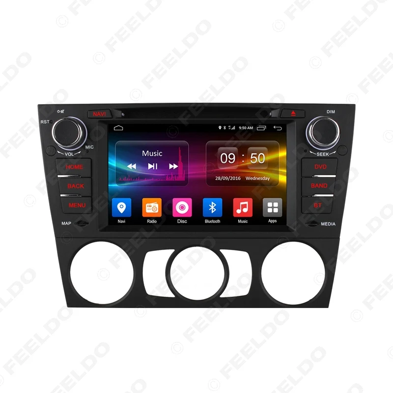 Best FEELDO 7" Android 6.0 (64bit) DDR3 2G/16G/4G LTE Car DVD GPS Radio Head Unit For BMW E90 3 Series Saloon/E91 3 Series Touring 18