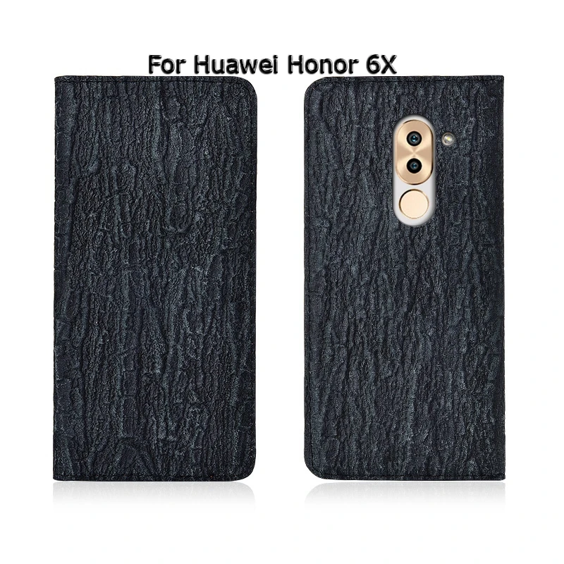 Дерево текстура натуральная кожа магнитный чехол для телефона для huawei Honor 6X7 7i 7A 7X Prime Pro откидной Чехол-подставка