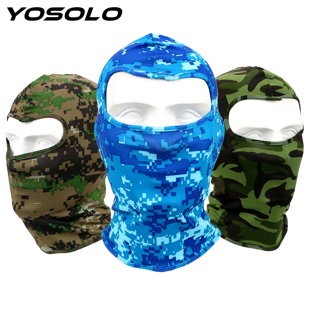 Мотоциклетная маска для лица YOSOLO дышащая быстросохнущая Лыжная сноуборда