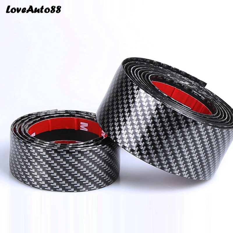 

Car Styling For Ford Focus 2 Carbon Fiber Moulding Strip Bumper Decorative Strips Adhesive Door Sill Protection Trim For Focus 3