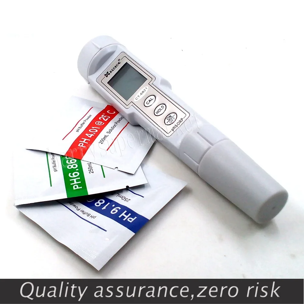 

Digital PH Meter ORP Tester 0.0-14.0pH 500mV Protable PH Tester ORP Meters Oxidation Reduction Potential Meter ATC CT-6821