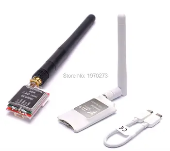 

TS5828L 48CH 600mW Transmitting FPV Transmitter Module + Mini 5.8G FPV Receiver UVC Video Downlink OTG VR Android Phone