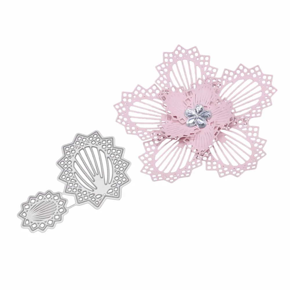 

3D Flower Metal Cutting Dies Stencil DIY Scrapbooking Album Stamp Paper Card Embossing Craft Decor