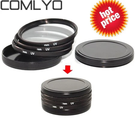 

COMLYO Aluminium 40.5mm Filter Stack Cap Store any number of 40.5mm filters safely and securely for lens cap Camera Accessories