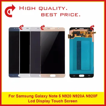 

ORIGINAL 5.7" For Samsung Galaxy Note 5 N920 N920A N920F Lcd Display Touch Screen Digitizer Assembly Complete