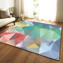 Modern Geometric 3D printed Carpet Large Size Living Room Bedroom Tea Table Rug and Carpet Rectangular Antiskid Floor Mat