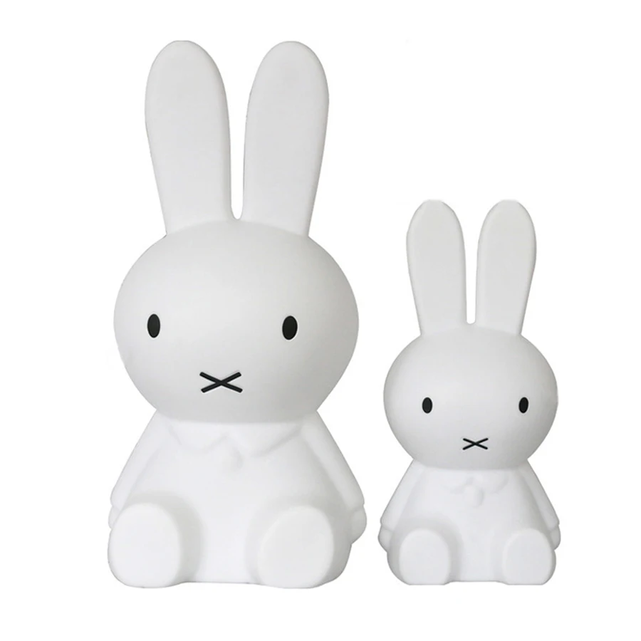 

BEIAIDI 28CM 50CM Cute Rabbit LED Night Light Kids Baby Bedroom Sleeping Night Light Cartoon Table Lamp Baby Kid's Toys Light