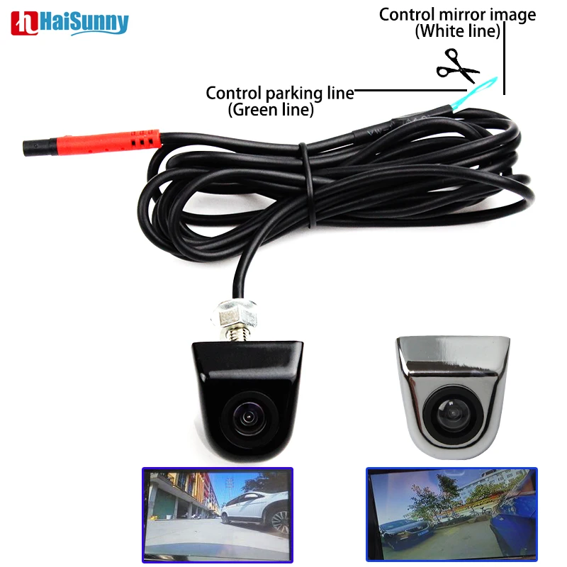 

HaiSunny 160 Degree Wide Angle HD Sony/MCCD Night View Car Rear View Reverse Backup Camera For Parking Monitor