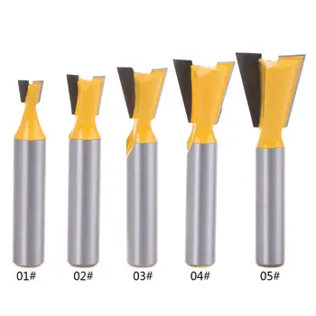 

8mm Shank 14°Degree Grade Industrial Rod Dovetail Router Bit Swallow Tail Woodworking Etching Milling Tools For Wood Cutter