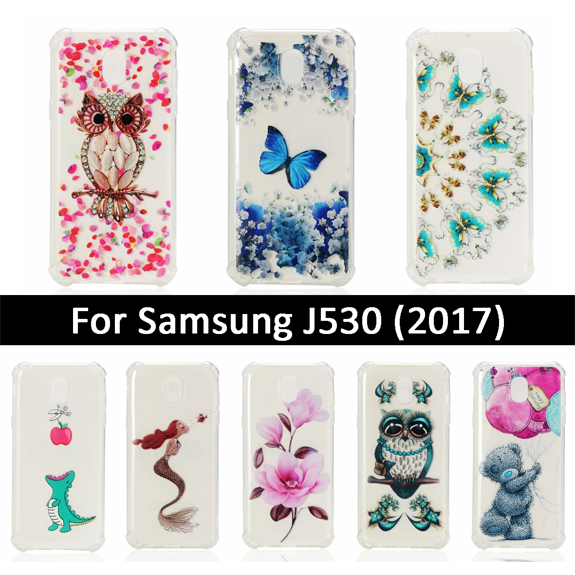 Case For Samsung Galaxy J5 2017 EU Version J530 J530F Anti-knock TPU Silicon Bumper Capa J 5 530 530F Cases Cover |