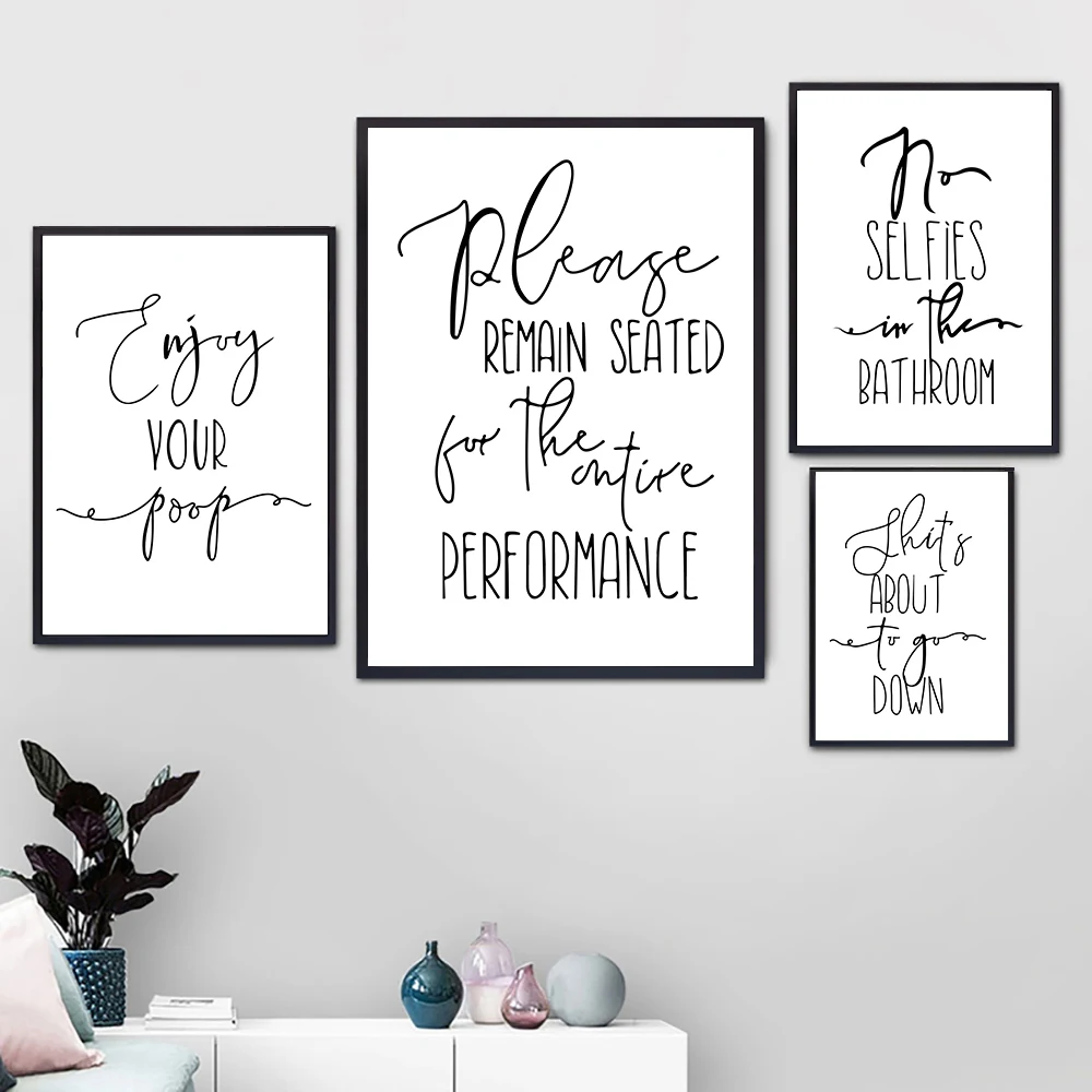 

Quotes Painting Canvas Print Modern Art Wall Pictures For Living Room Canvas Painting Minimalist Print Poster Pop Art Unframed