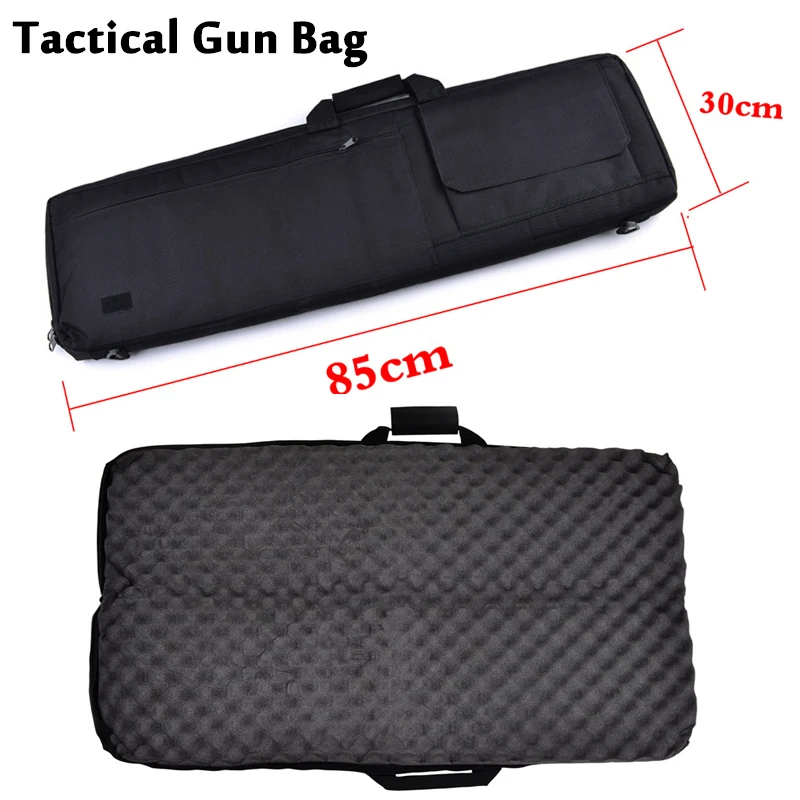 

85cm / 100cm Tactical Rifle Backpack With Protective Cushion Hunting Airsoft Shooting Rifle Gun Carry Shoulder Bag