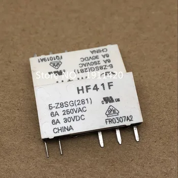 

Free shipping 25pcs/lot HF41F 5-Z8SG 5V HF41F-5VDC DIP-5 6A Best quality