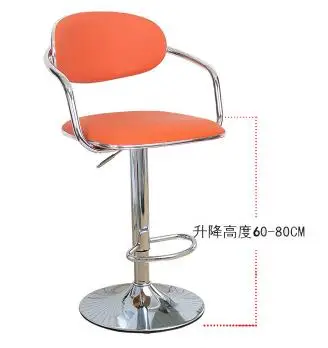 Real wood bar chair. American vintage bar stool. European high stool..013