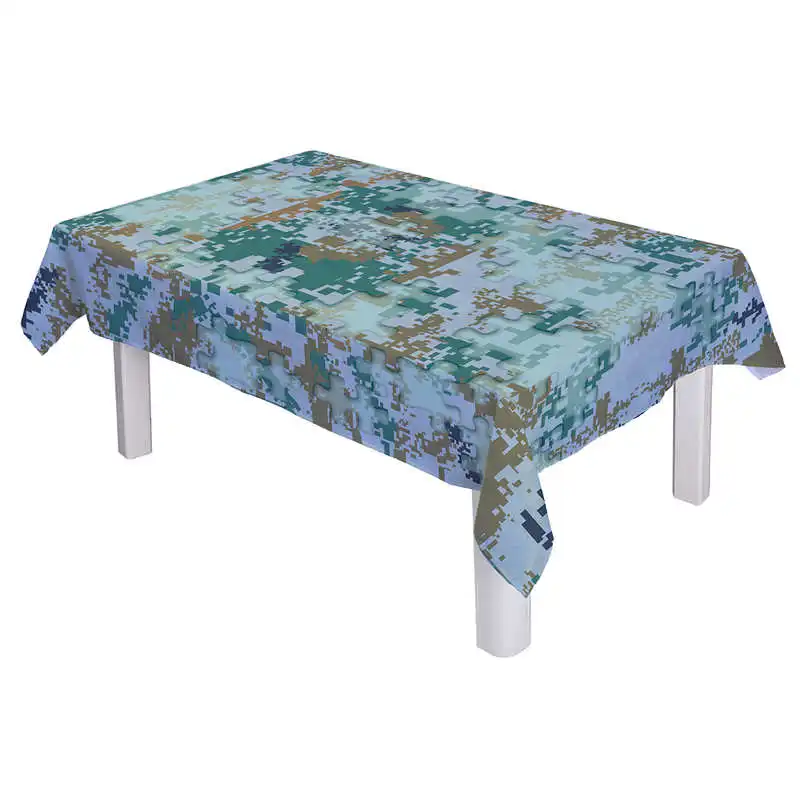 

New Arrival Table Cloth Plant Print High Quality Tablecloth Decorative Table Cover Manteles Para Mesa Rectangulares En Tela