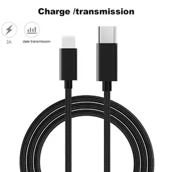USB кабель для iPhone 8 7 6 6s металлический сплав нейлоновая оплетка Быстрая зарядка USB кабель для iPhone X 10 SE 5 5S для iPad зарядное устройство