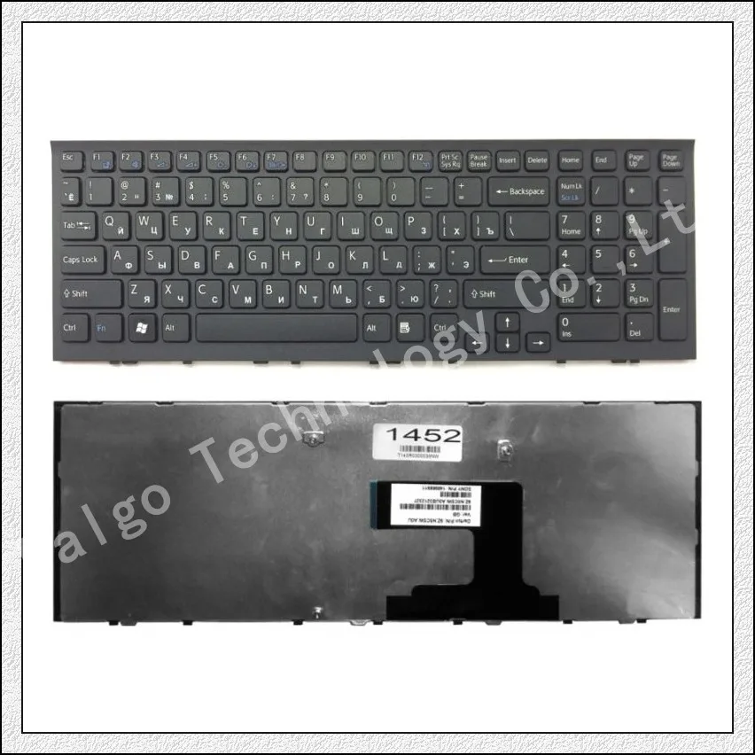 

Russian Keyboard for Sony Vaio VPC-EL VPCEL VPC EL PCG-71C11L PCG-71C12L EL111T EL112T EL15EC VPC-EL111T PCG-71C11T RU black