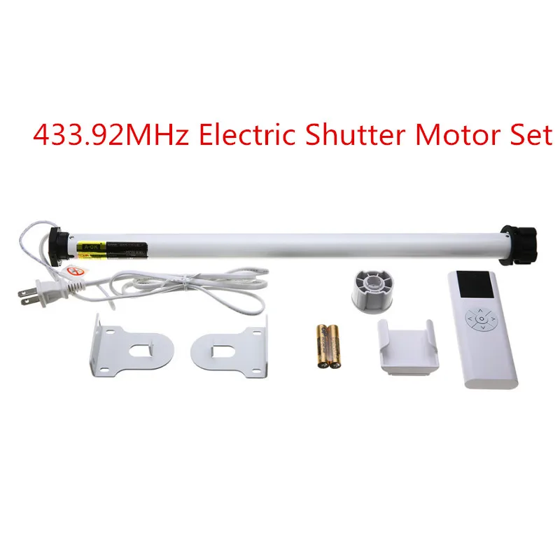 

AC 100-240V Electric Shutter Motor Electric Roller Blind Shade Motor Tubular Remote Control Set