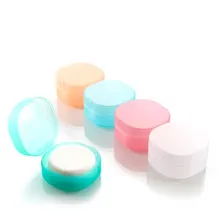 Круглая Прозрачная Пластиковая Коробка для мыла, губка, держатель для мыла, аксессуары для ванной комнаты, набор мыла, модная мыльница