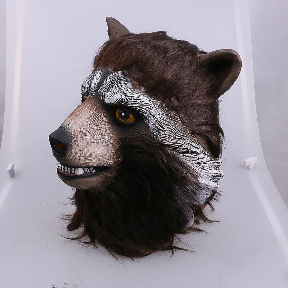Guardians of the Galaxy 2 Rocket Raccoon Mask Marvel Movie Superhero Groot Peter Quill Helmet Cosplay Mask Halloween Party Prop (9)