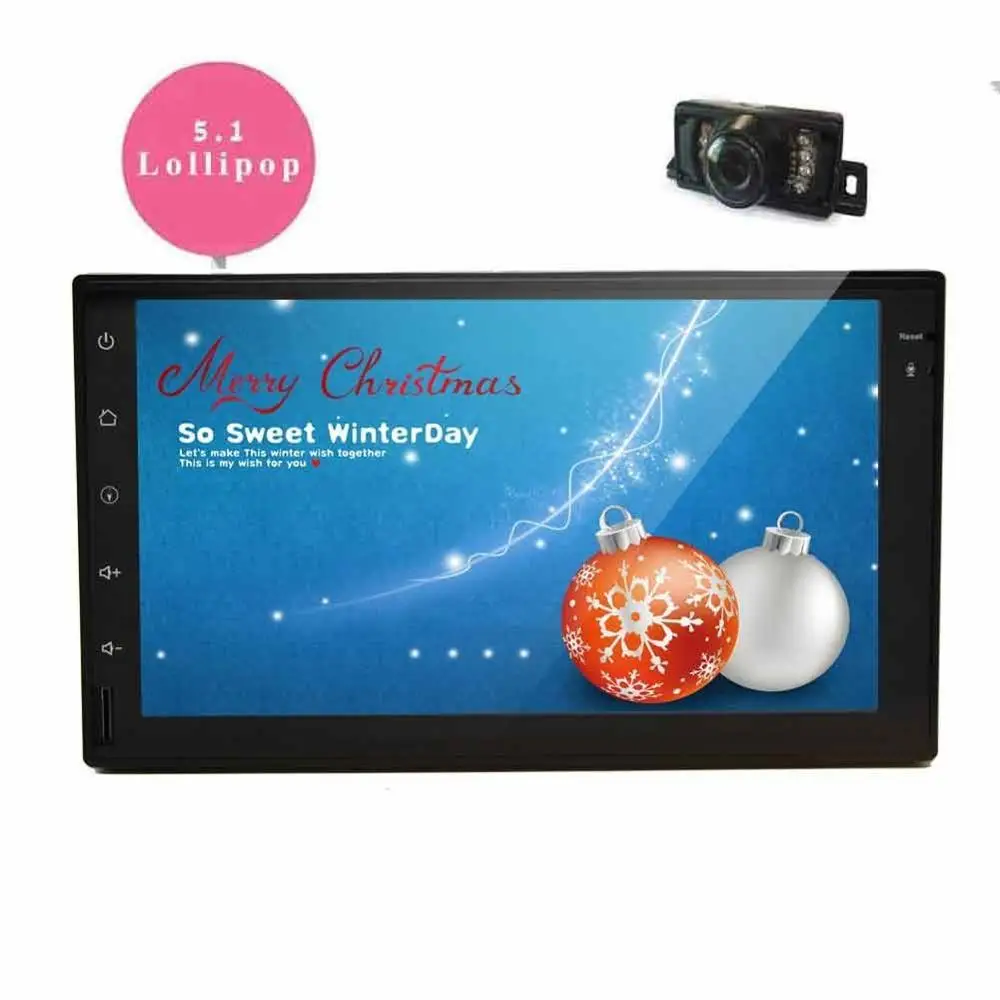 Discount Latest Android 6.0 Car Stereo with GPS Double Din Navigation 7 Inch Full Touch Screen Vehicle Radio Head Unit Support 1080P Vide 3