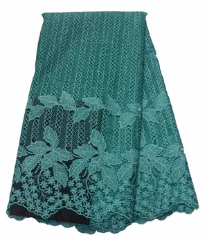 

African French net lace fabric with gorgeous sequins embroidery and lots of stones for party dress P466-7