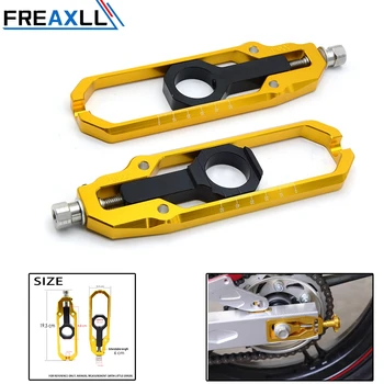 

FREAXLL Motorcycle Accessories Motorcycle Rear Chain Adjuster Blocks chain adjuster tensioners for YAMAHA tmax530 2013 2014 2015
