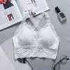 Женские кружевные бюстгальтеры на бретельках, сексуальные топы без бретелей, модные майки с перекрестной спинкой, нижнее белье ► Фото 3/6