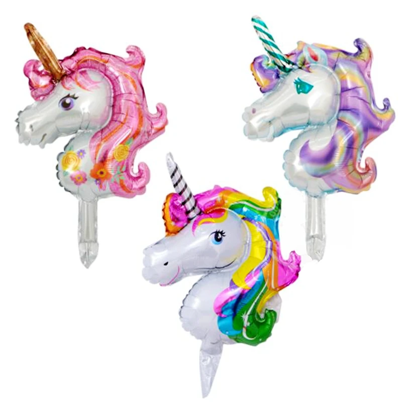 

Lucky Unicorn Pegasus Flying Horse Cartoon Foil Balloons Kids Birthday Wedding Party Supplies Baby Shower Decoration Toy Balloon