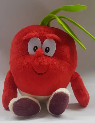 Новые фрукты овощи чеснок гриб вишня Starwberry " мягкая плюшевая кукла игрушка - Цвет: 30cm radish