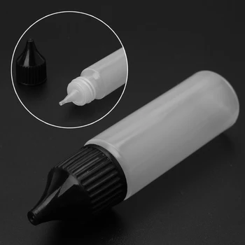 

Portable Plastic Dropper Bottle For Eye Liquid E-Cigarette Oil Black Cap 15/30ml
