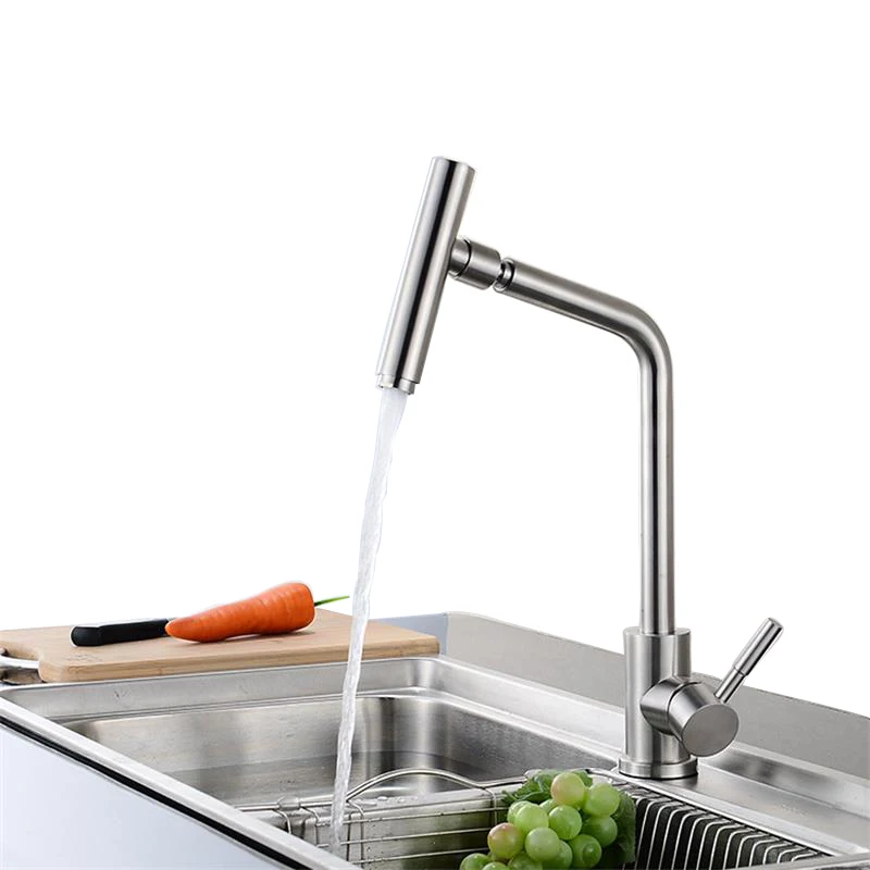 High Quality 304 stainless steel no lead Kitchen sink Faucet Sink Tap 360 Swivel Mixer Kitchen faucet TL046