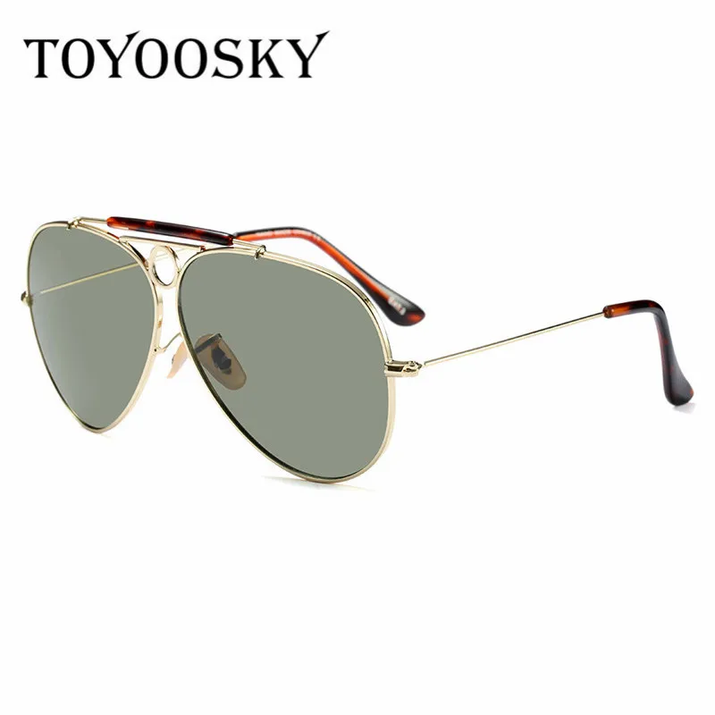 Toyoosky 2018 новый Авиатор Солнцезащитные очки для женщин Для мужчин бренд разработан