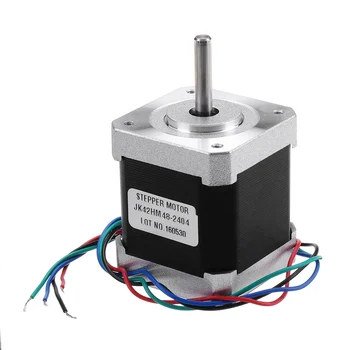 

NEMA17 0.9 Degree 42 Hybrid Stepper Motor 2 Phase 48mm 4.8kg.cm 2.4A Step Motor for 3D Printers Textile Machinery