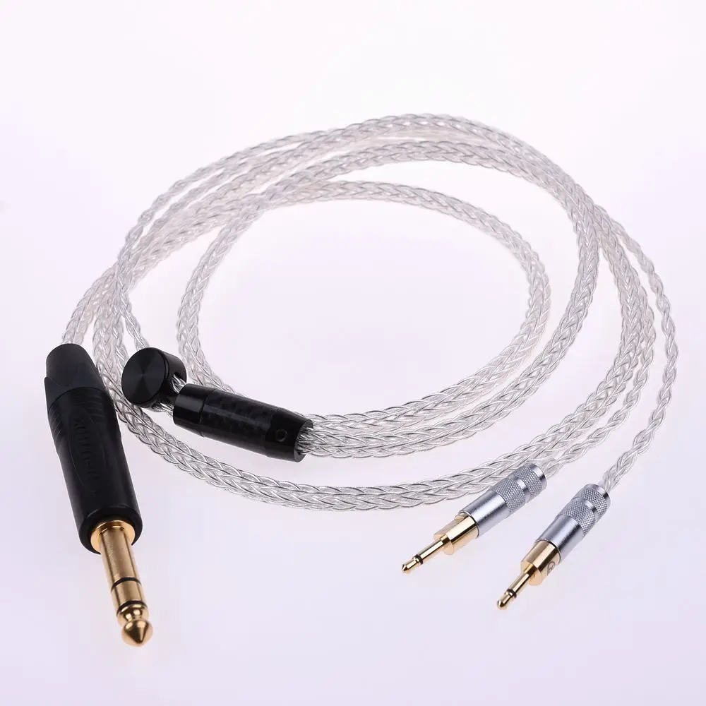 Hi end 16 Cores 5N Pcocc silver plated Headphone Upgrade Cable For SENNHEISER HD700 Headphone