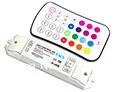 

M6 remote+receiver;LED mini RGB touch controller;DC12-24V input,3A*3channel output
