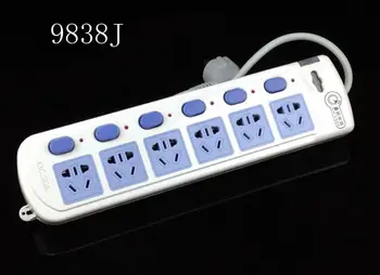

Cheap Xin Chao dual fuse power outlet power strip wiring board computer with separate switch
