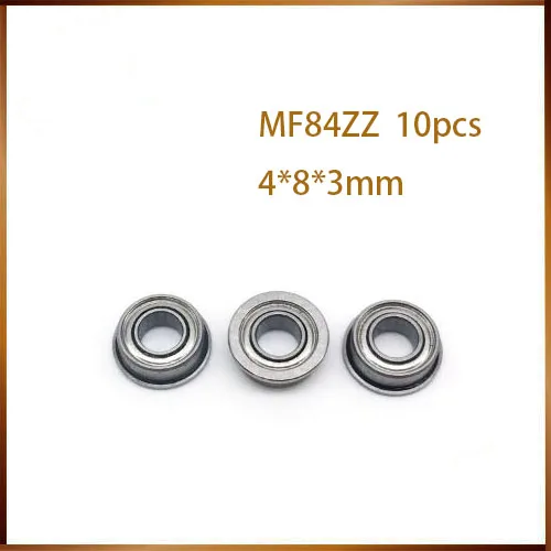 Фланцевый подшипник mf84zz 4x8x3 мм ABEC ( 10 шт.) Миниатюрный фланцевый MF84 Z