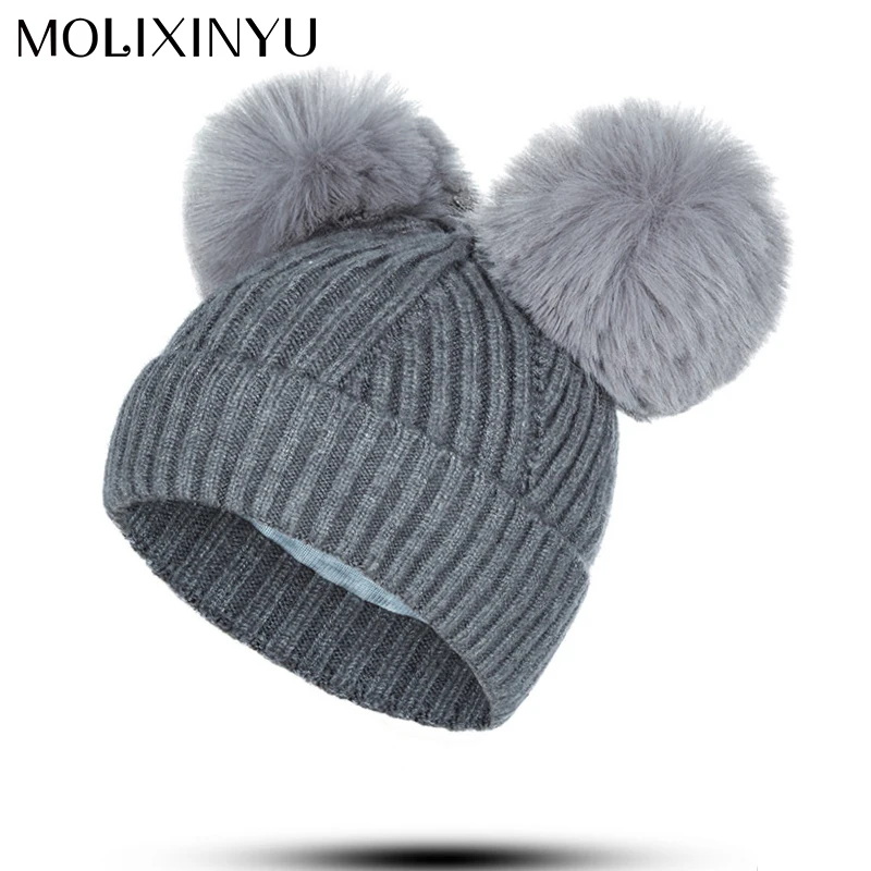 boys hat with pom pom