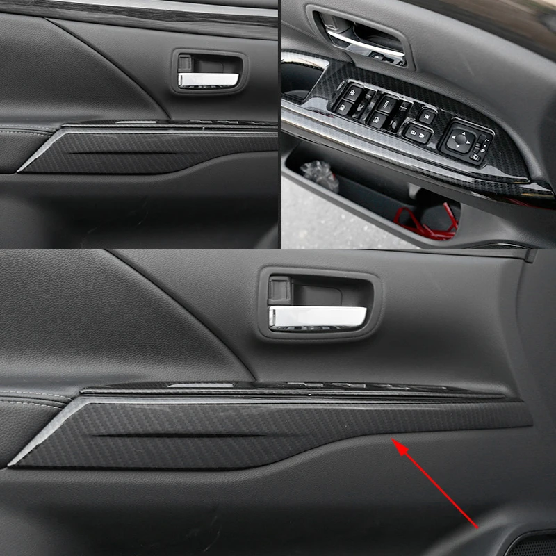 Автомобильный чехол для Mitsubishi Outlander 2013 2014 2015 2016 2017 2018 ABS пластик внутренняя дверь