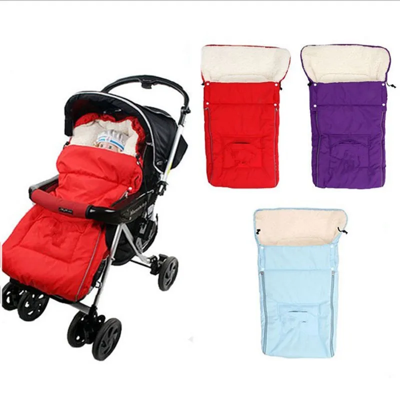 2017 hot sale 1 pc Warm Envelope for Newborn Baby Stroller Fleece Sleeping Bag Footmuff Sack