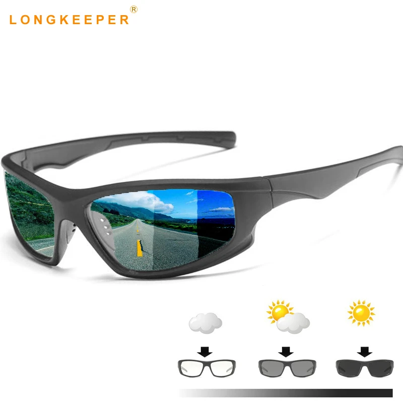 Polarized Photochromic Sunglasses Mens Uv400 Anti Glare Driving Transition Lens Fashion Clothes Shoes Accessories Suneducationgroup Com