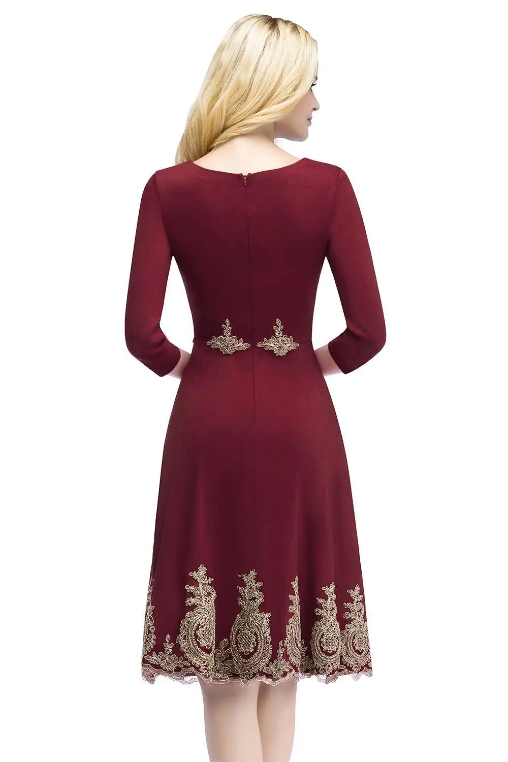 Vestidos de fiesta cortos женские короткие коктейльные платья Аппликация винтажные