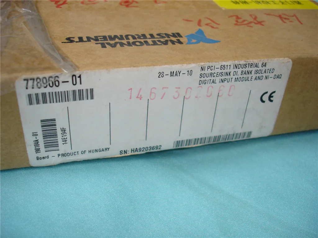 Для новых американских подлинных NI PCI-6511 сбора данных связи DAQ карты восемь групп изолированных каналов