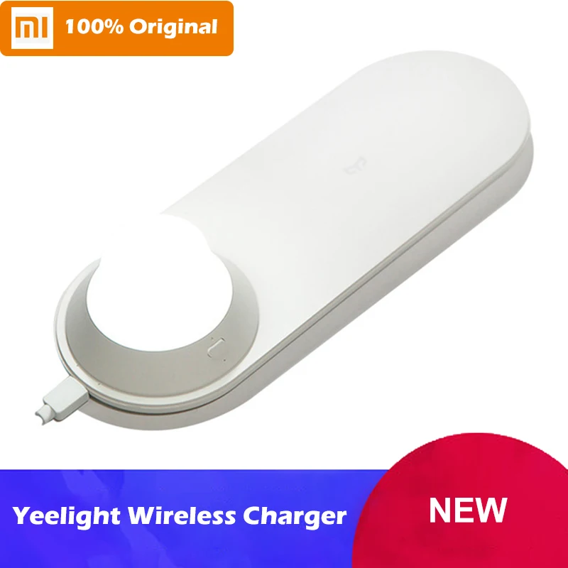 

Xiaomi Yeelight Wireless Charger with LED Night Light Magnetic Attraction Fast Charging For iPhones Samsung Huawei Xiaomi Phones