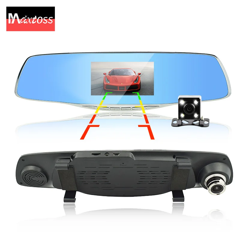 imágenes para Hd1080p doble lente de visión nocturna dvr coche cámara grabadora de vídeo dash cam videocámara registrator dvrs espejo retrovisor auto coches imágenes para Hd1080p doble lente de visión nocturna dvr coche cámara grabadora de vídeo dash cam videocámara registrator dvrs espejo retrovisor auto coches
