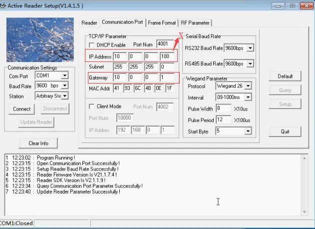IP setting