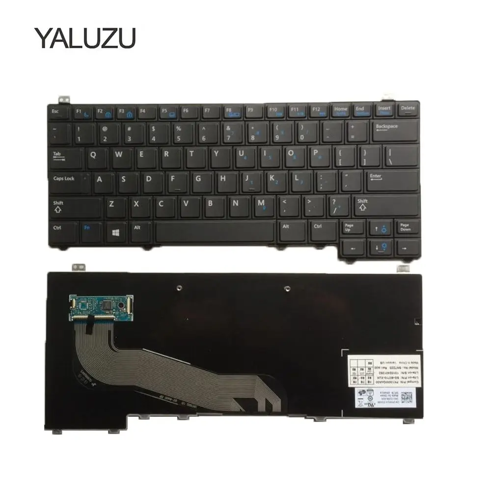 Сменная английская клавиатура для ноутбука DELL Latitude E5440 Y4H14 Черная | Компьютеры и
