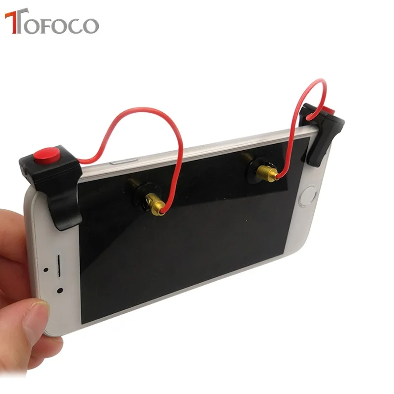 1 Pair PUBG Gamepad Trigger Button for Mobile Joystick Assist Phone Gamepad Tool L1 R1 PUBG Controller For Smart phone For ipad