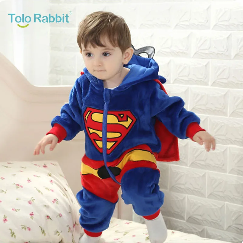 Baby Boys Romper 2017 Newborn Soft Jumpsuits Infant Super Hero Clothes